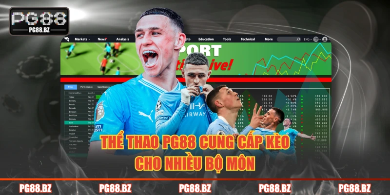 Thể thao PG88 cung cấp kèo cho nhiều bộ môn